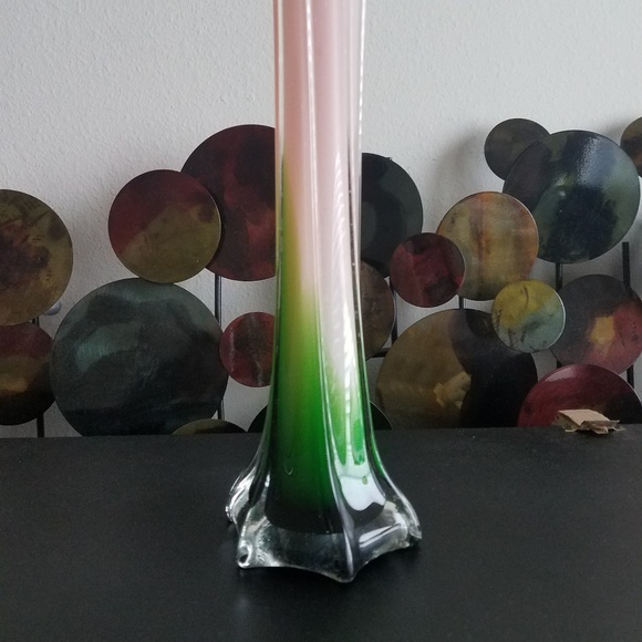 Vintage Murano Style 18" Jack in the Pulpit Vase - Picture 4 of 4